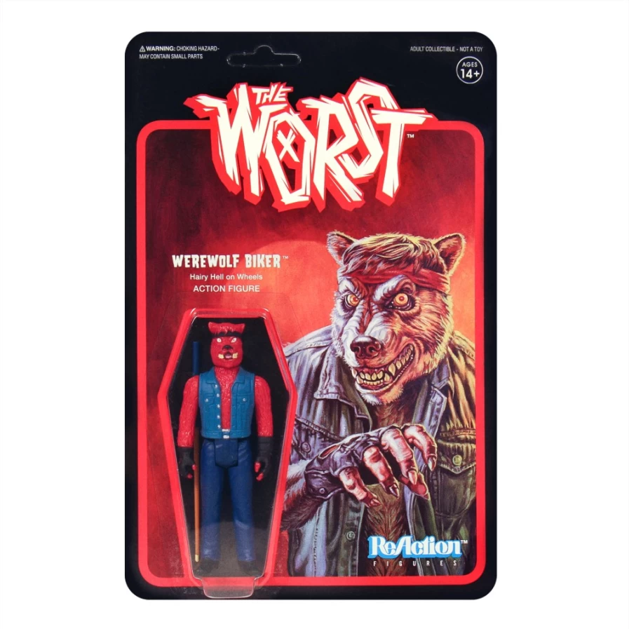 Super7 Werewolf Biker Action Figure - Limited Edition Color Variant
