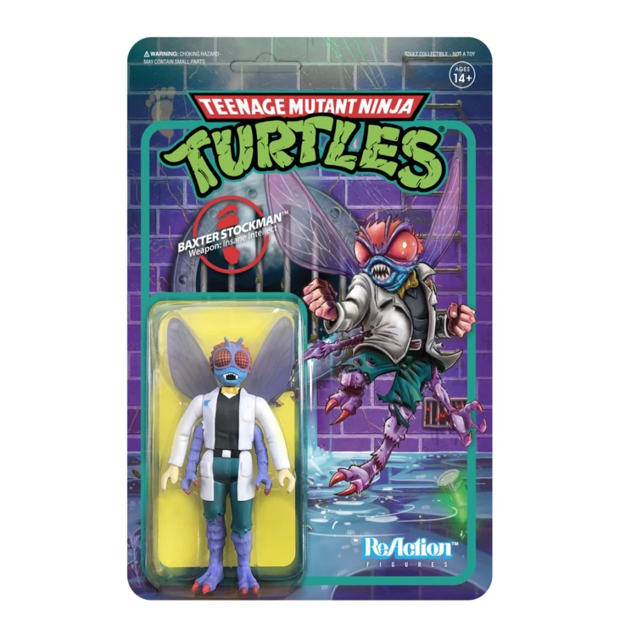 Super7 Teenage Mutant Ninja Turtles TMNT Reaction Figure Wave 2 - Baxter Stockman Action Figure Collectible