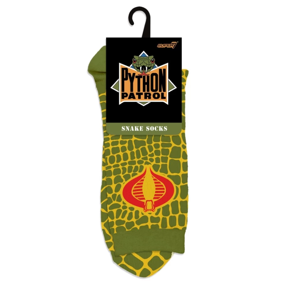 Super7 G.I. Joe Python Patrol Military-Themed Socks Set for Collectors