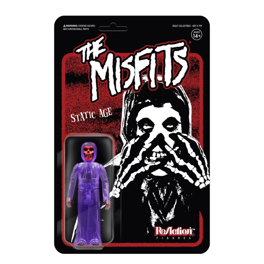 Super7 Misfits Reaction Fiend Static Age Action Figure - Clear Purple Collectible