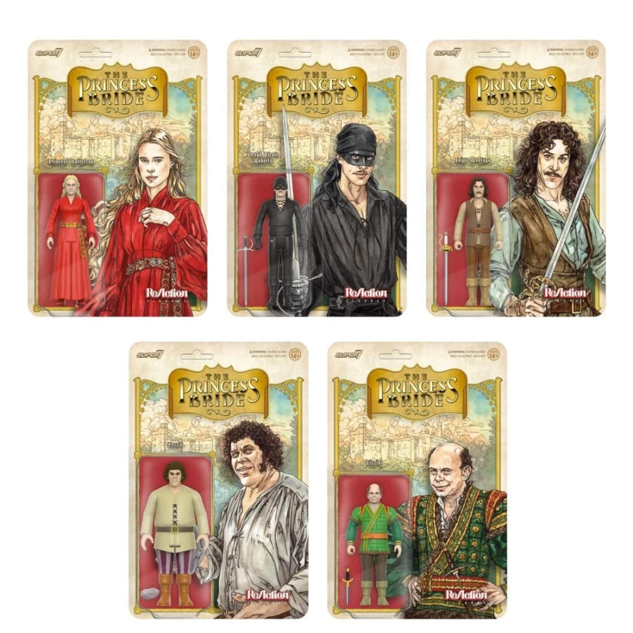 Super7 The Princess Bride Reaction Figures Wave 1 - 5-Pack Collectible Set