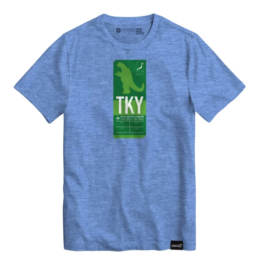 Super7 Godzilla T-Shirt Featuring Classic Toho Movie Ticket Design