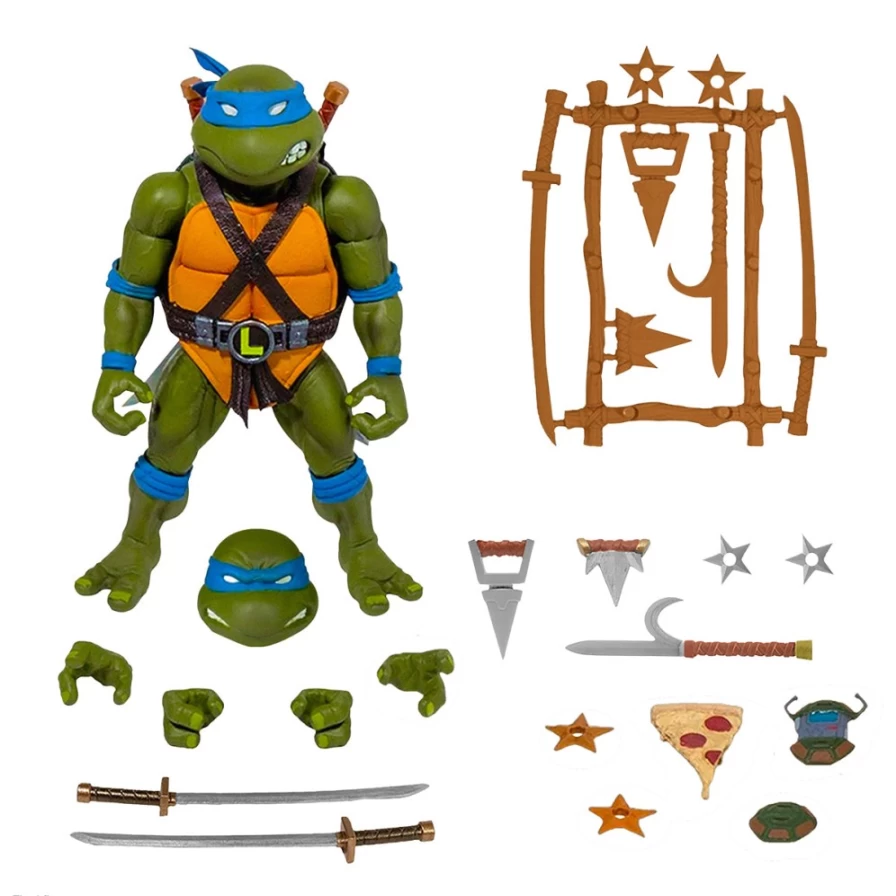Super7 Teenage Mutant Ninja Turtles Ultimates! Series 2 Leonardo Action Figure