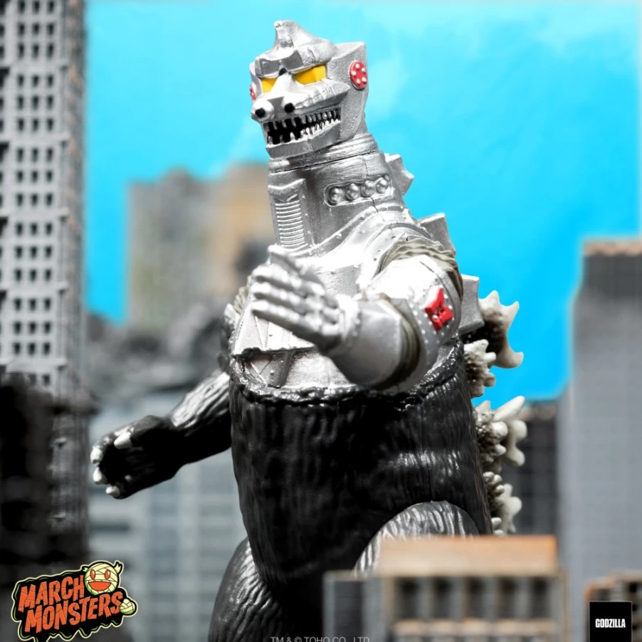 Super7 Toho Reaction Figure Wave 2 - Half-Transformed Mechagodzilla Collectible Toy