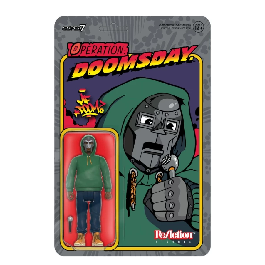 Super7 MF DOOM Reaction Figure - Operation Doomsday Collectible Toy