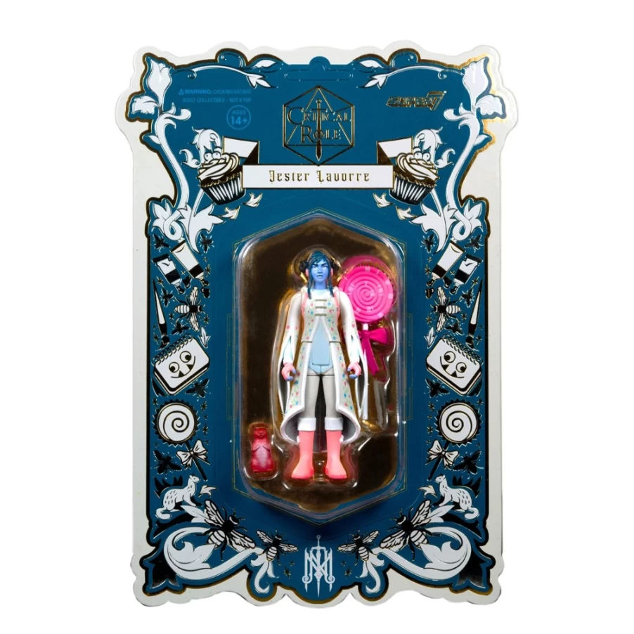 Super7 Critical Role Reaction Wave 1 Jester Lavorre Collectible Figure
