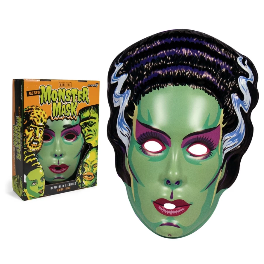 Super7 Universal Monsters Bride Of Frankenstein Green Collectible Mask