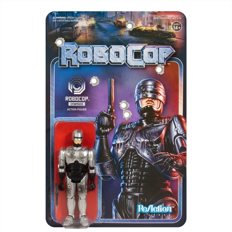 Super7 Robocop Battle Damaged Action Figure - Collectible ReAction Series