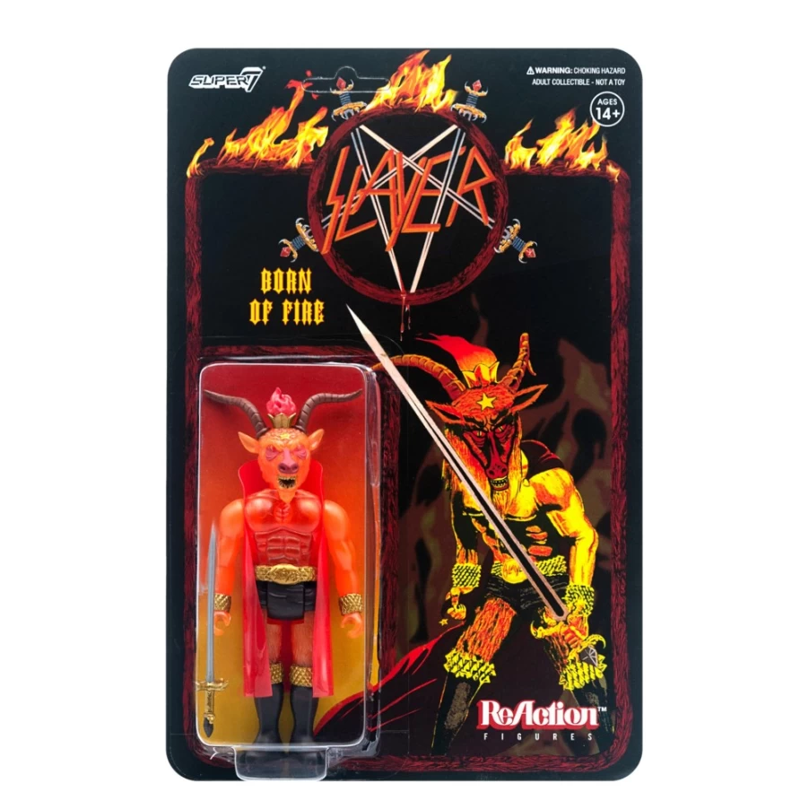 Super7 Slayer Minotaur Born Of Fire Action Figure - Collectible ReAction Figure
