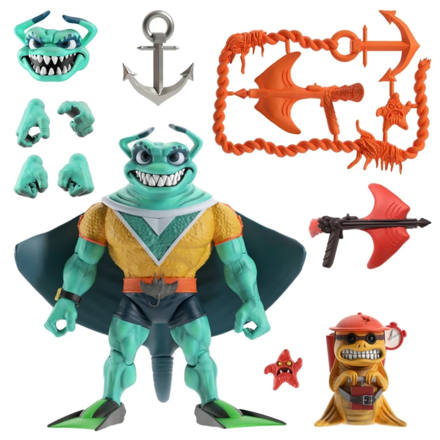 Super7 Teenage Mutant Ninja Turtles Ultimates Wave 5 Ray Fillet Action Figure Collectible Toy