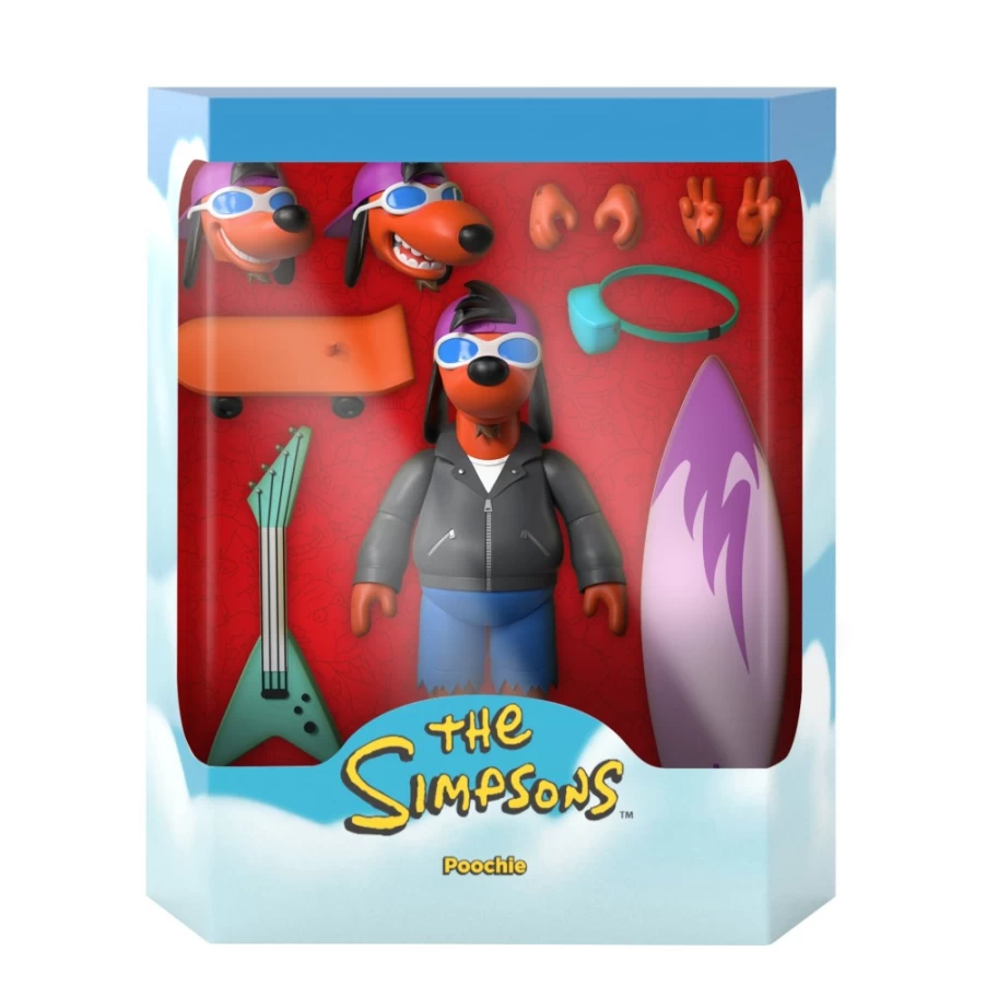 Super7 The Simpsons Ultimates! Wave 1 Action Figure - Poochie Collectible