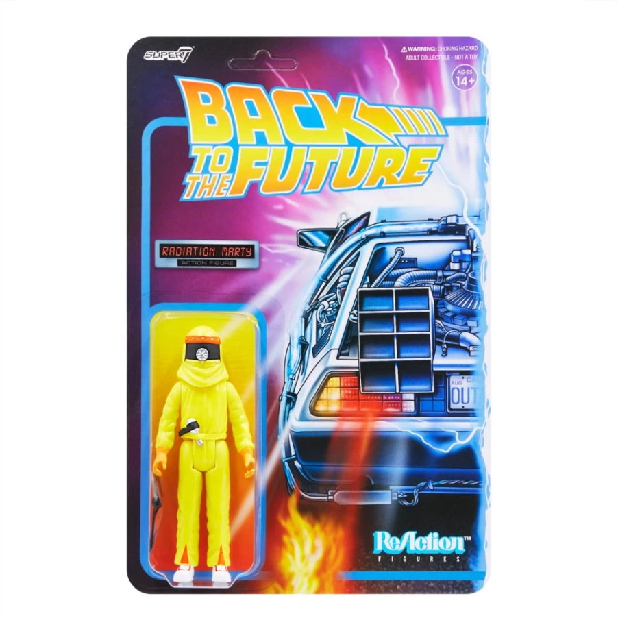 Super7 Back To The Future Wave 2 Radiation Marty McFly Reaction Action Figure