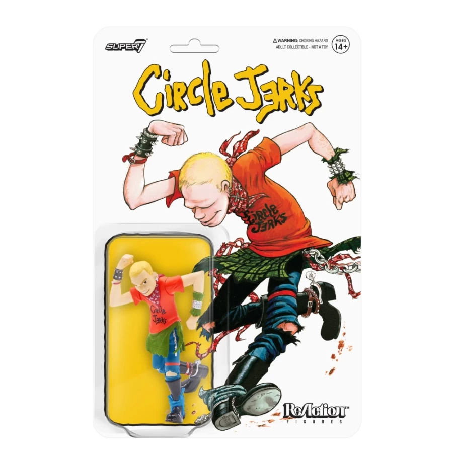 Super7 Circle Jerks Skank Man Punk Rock Reaction Action Figure Collectible