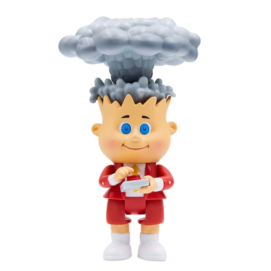 Super7 Garbage Pail Kids Adam Bomb Reaction Figure - Red Collectible Toy
