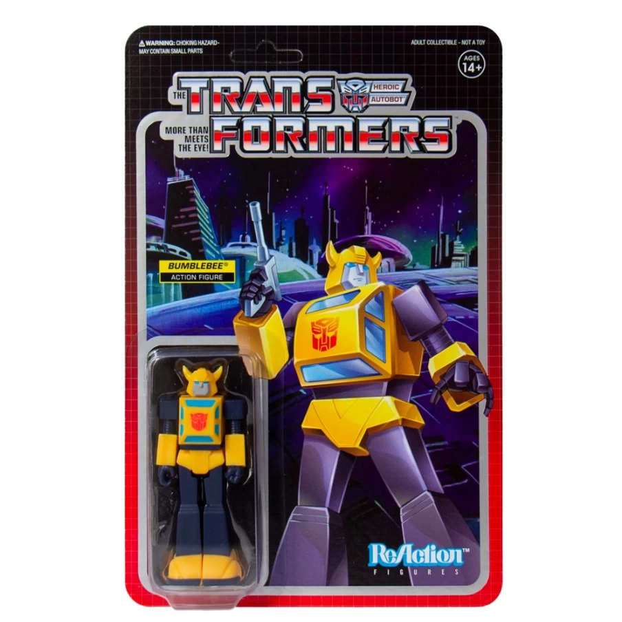 Super7 Transformers Reaction Figure - Bumblebee Collectible Action Figure