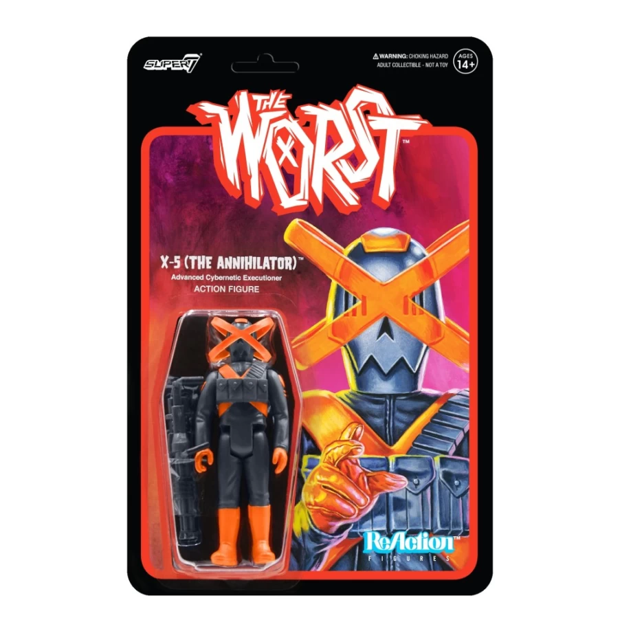 Super7 The Worst Reaction Figures Wave 3 - X-5 The Annihilator Action Figure