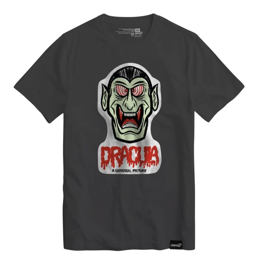 Super7 Universal Monsters Freakyfaces Dracula Vintage Horror Graphic T-Shirt