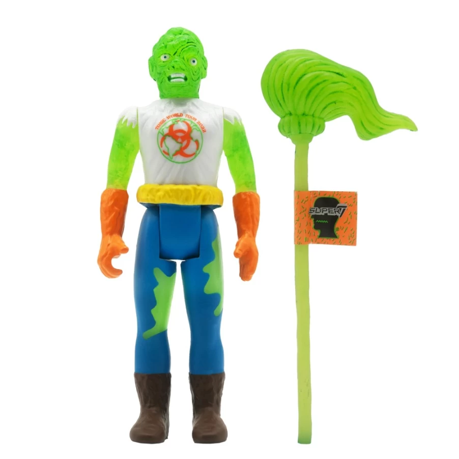 Super7 Toxic Avenger X Brain Dead Reaction Figure - Toxie Glow in The Dark Collectible