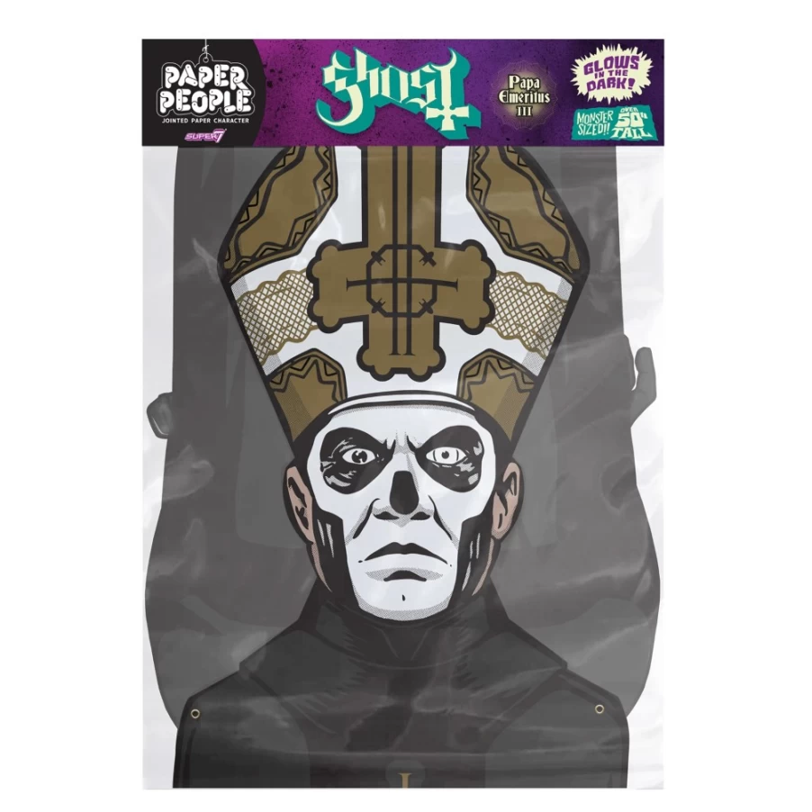 Super7 Ghost Paper People - Papa Emeritus III Collectible Figure