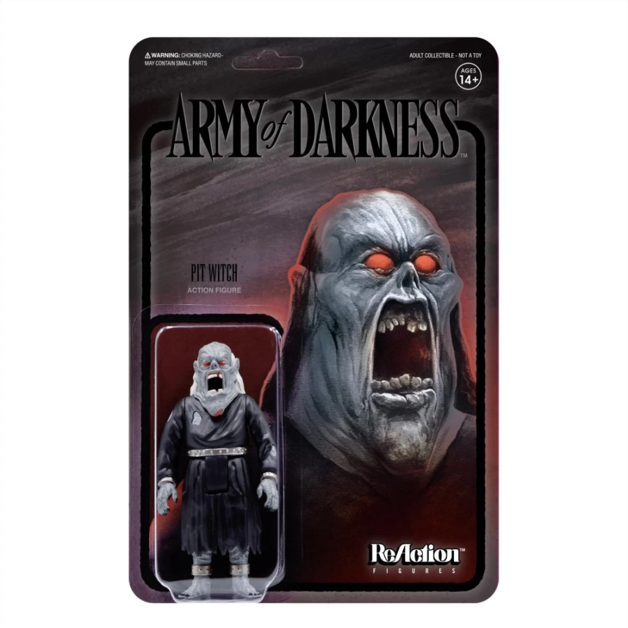 Super7 Army Of Darkness Wave 2 Pit Witch Midnight Reaction Figure Collectible