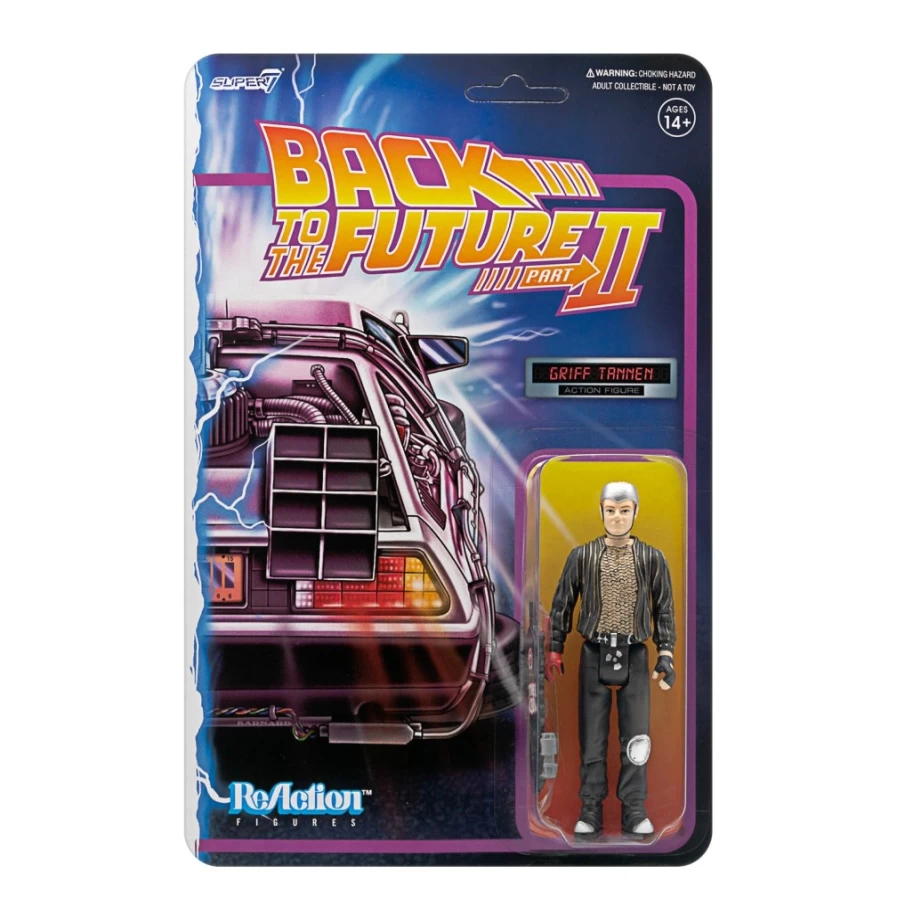 Super7 Back To The Future 2 Griff Tannen Reaction Figure Wave 1 Collectible Action Figure