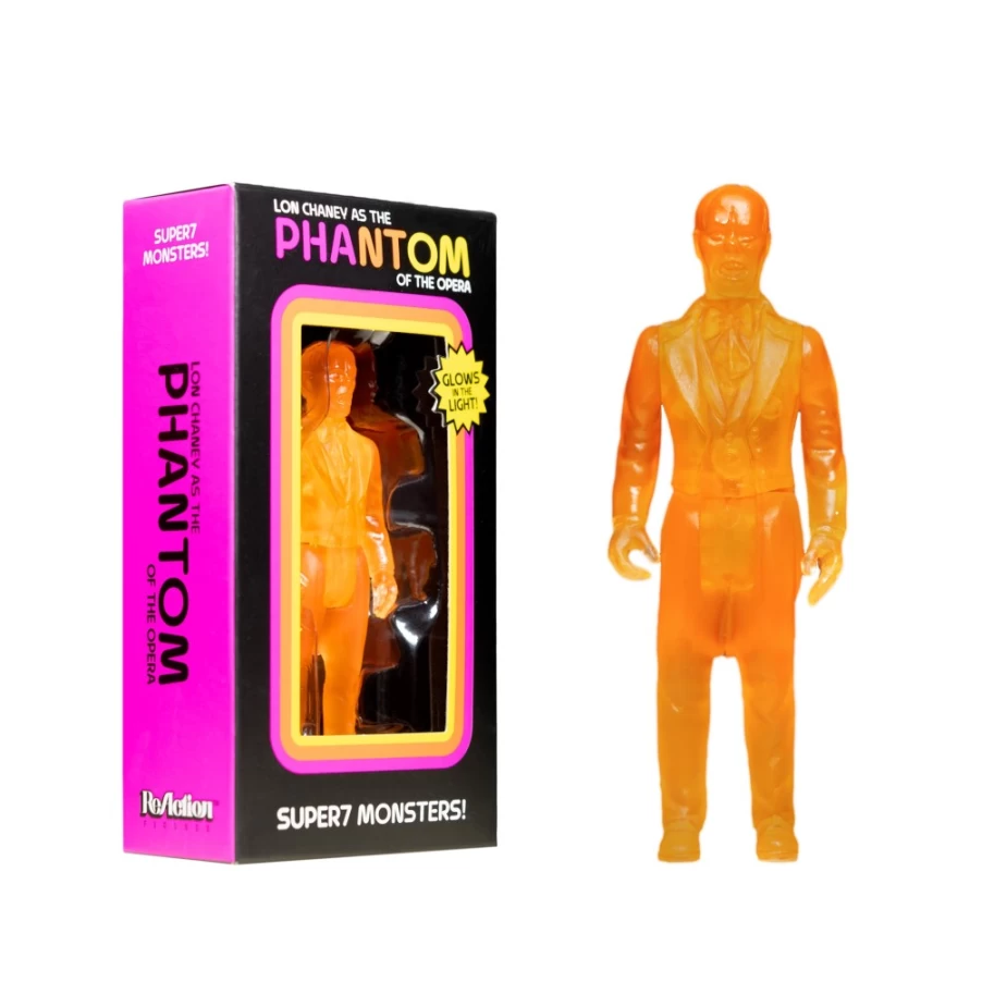 Super7 Universal Monsters Reaction Luminators Phantom Of The Opera Glow-In-The-Dark Collectible Figure