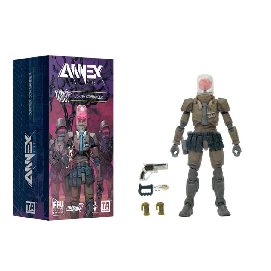 Super7 Acid Rain World W1 Cortex Commander Marine Action Figure