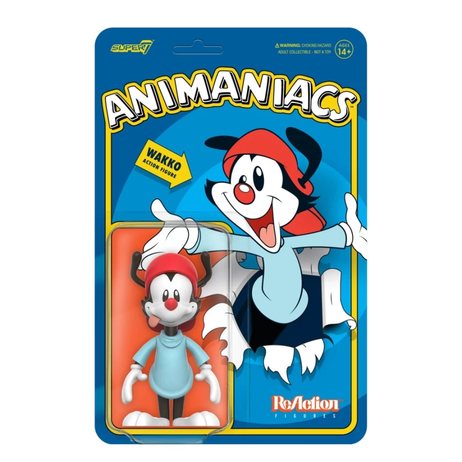 Super7 Animaniacs Wakko Reaction Figure - Wave 1 Collectible Toy