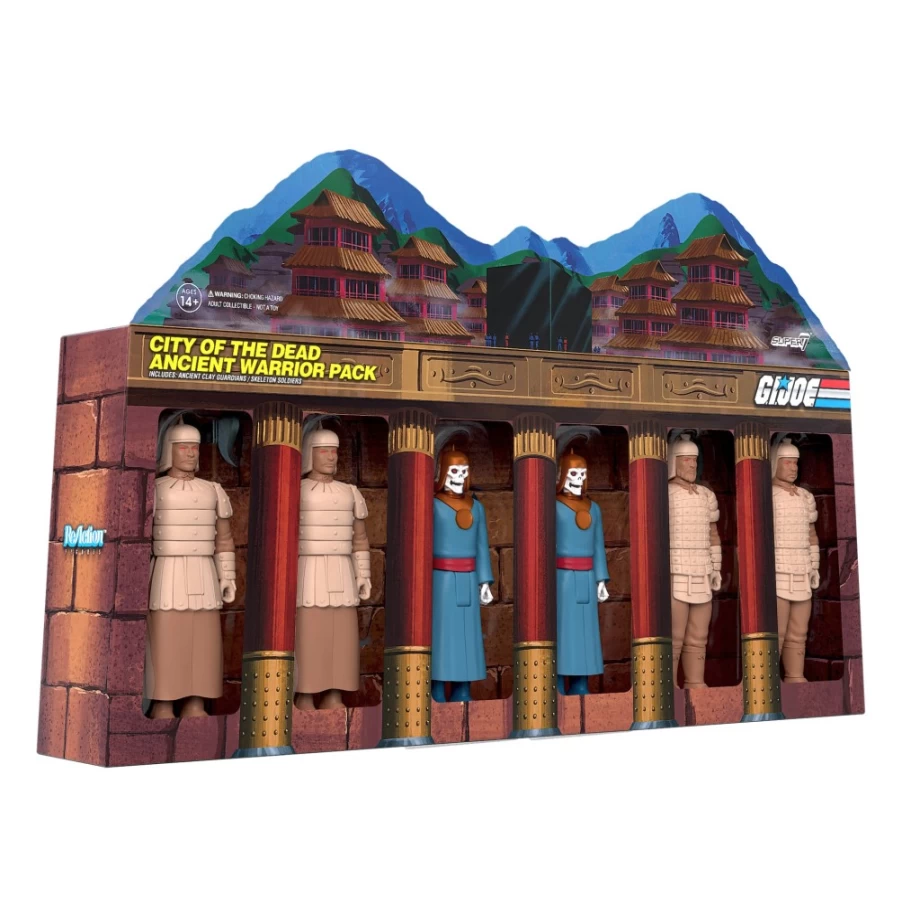 Super7 G.I. Joe Reaction City of The Dead Action Figure Box Set Collectible