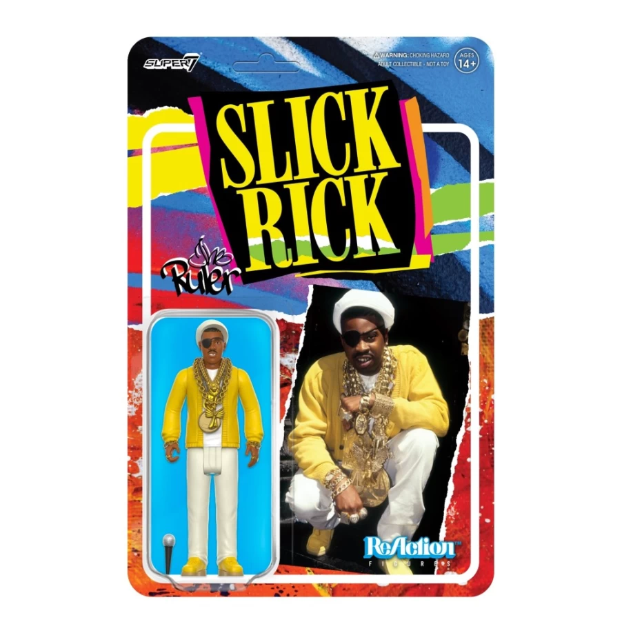 Super7 Slick Rick Reaction Figure Wave 1 - Collectible Hip-Hop Action Figure