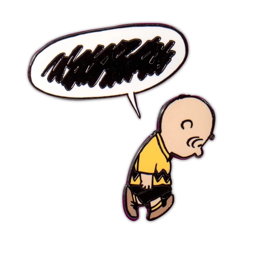 Super7 Charlie Brown & Snoopy Peanuts Speech Bubble Enamel Pin Set - Collectible Badge
