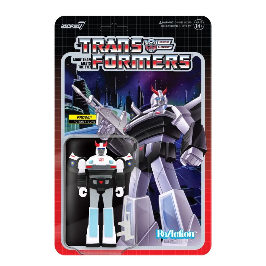 Super7 Transformers Reaction Figure Wave 5 - Prowl Action Figure Collectible