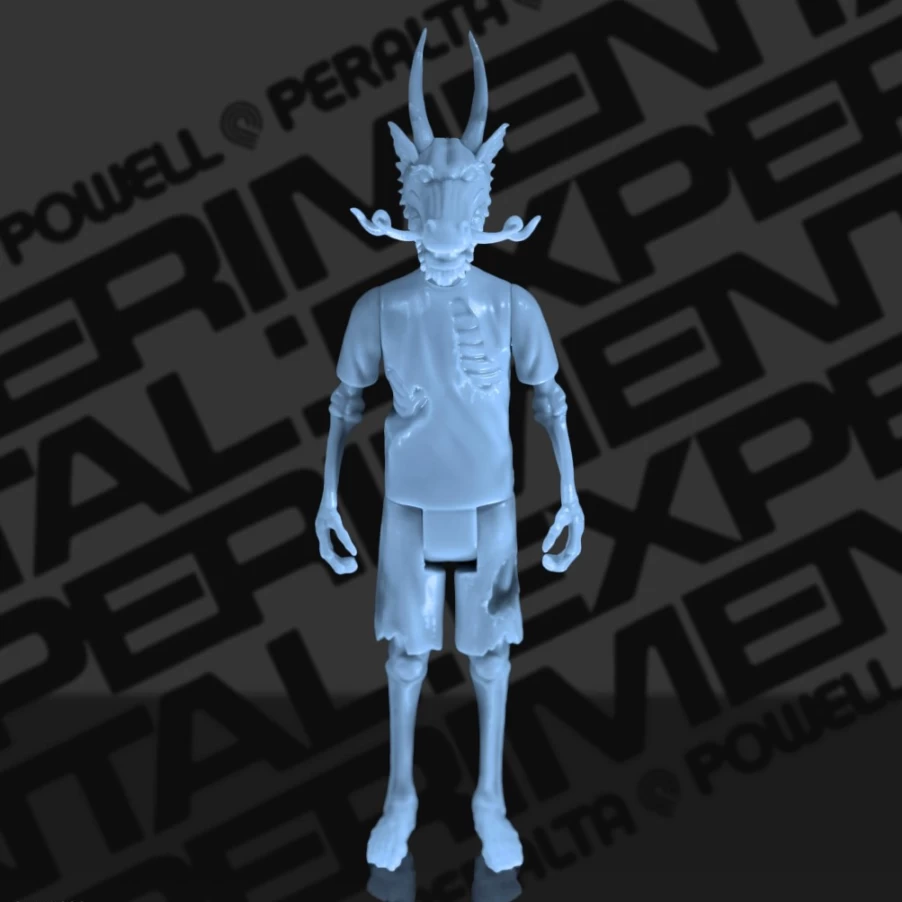 Super7 Powell-Peralta Reaction Figure Wave 1A - Steve Caballero Chinese Dragon Collectible Unpainted Action Figure