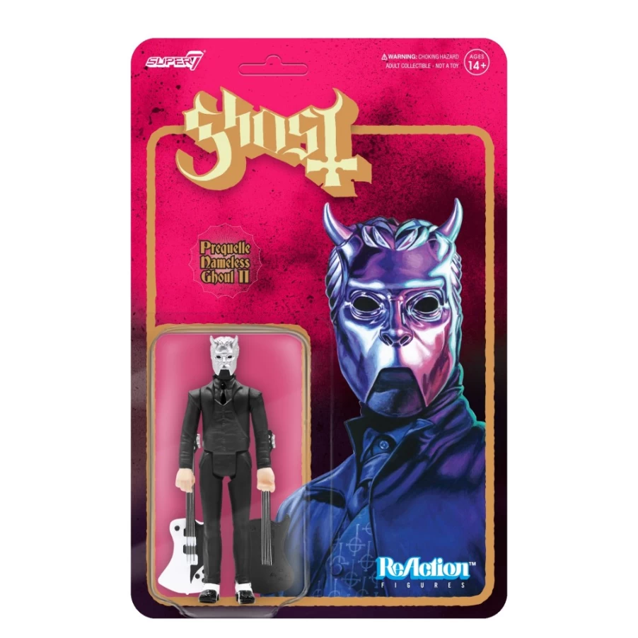 Super7 Ghost Prequelle Nameless Ghoul with Guitars Action Figure - Wave 2 Collectible