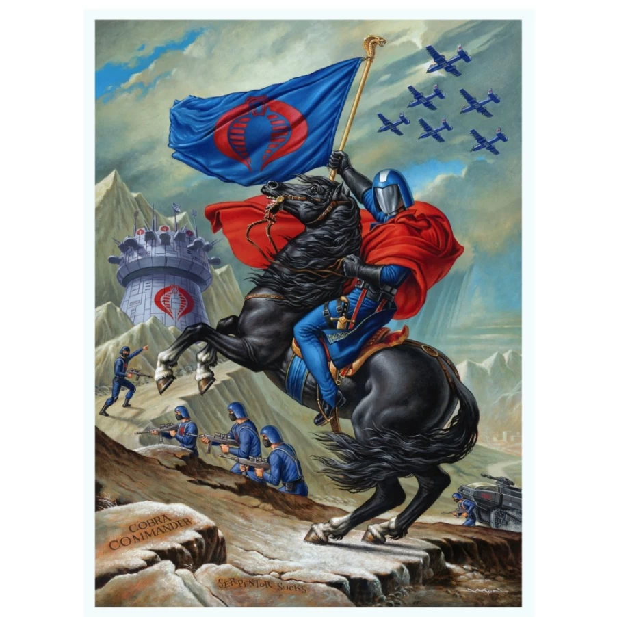 Super7 G.I. Joe vs Cobra 2023 Limited Edition Art Print - Official Collectible Poster