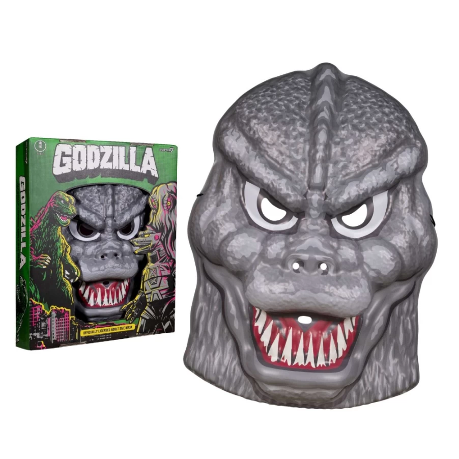 Super7 Godzilla W1 Grey Collectible Mask - Toho Monsters Series