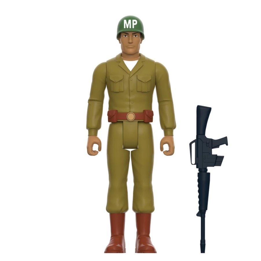 Super7 G.I. Joe Reaction Figures Wave 5 - MP Clean Shaven Action Figure (Brown Hair)