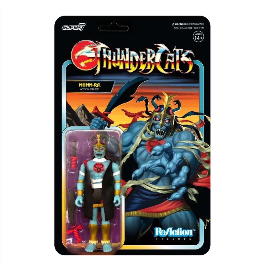 Super7 Thundercats Reaction Figure Wave 1 - Mumm-Ra The Ever Living Action Figure Collectible