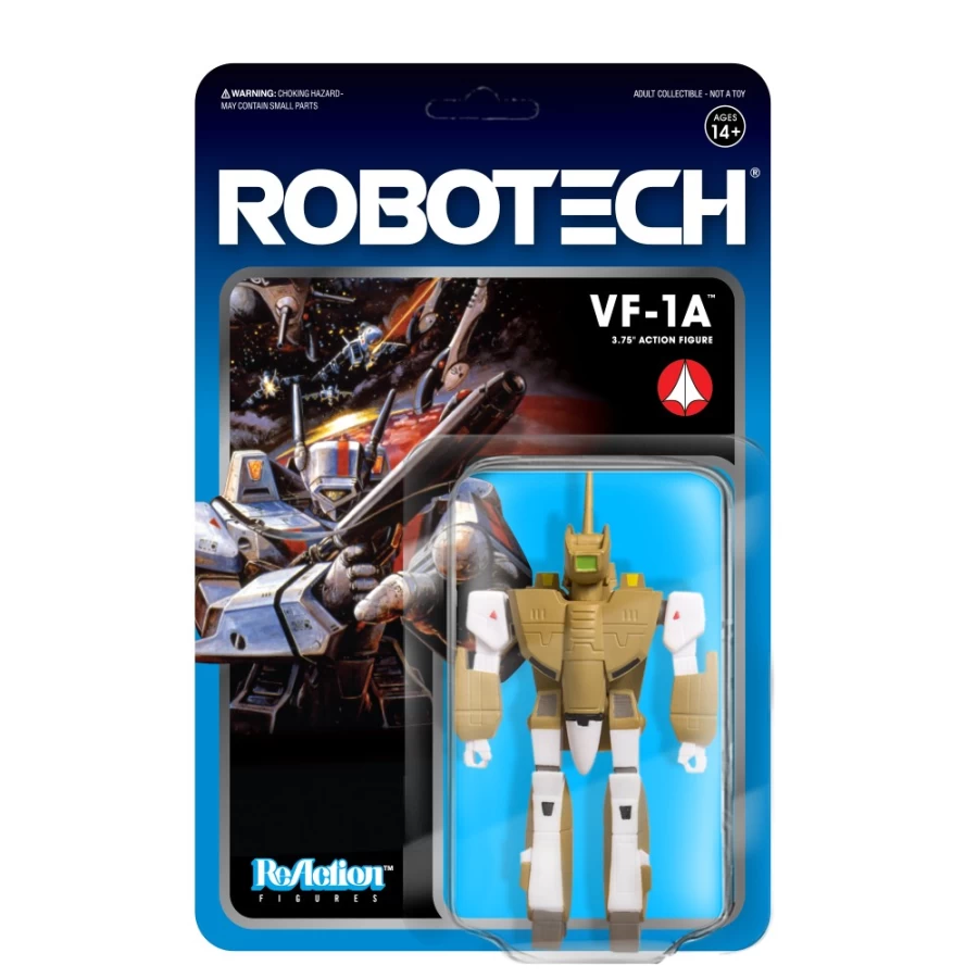 Super7 Robotech ReAction Figure - Valkyrie VF-1A Collectible Toy
