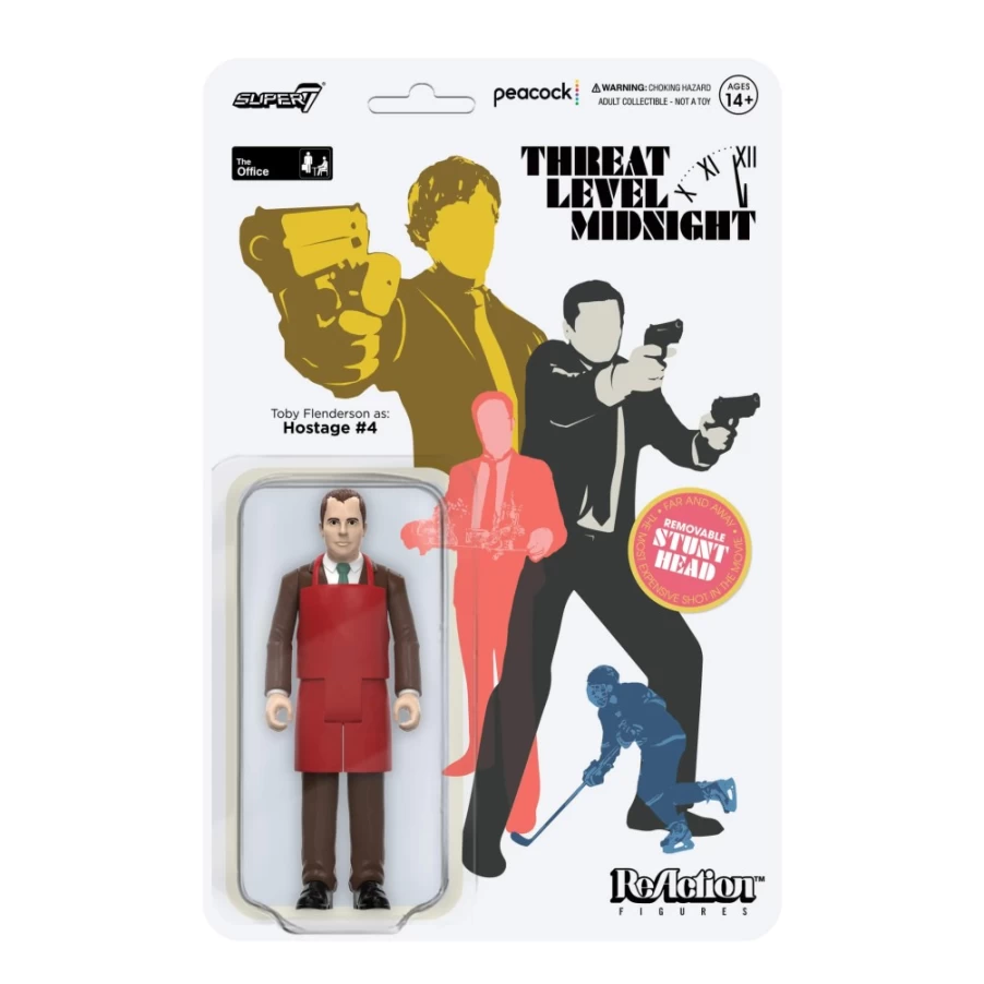 Super7 The Office Reaction Figures Wave 1 - Toby Flenderson As Hostage #4 Collectible Action Figure