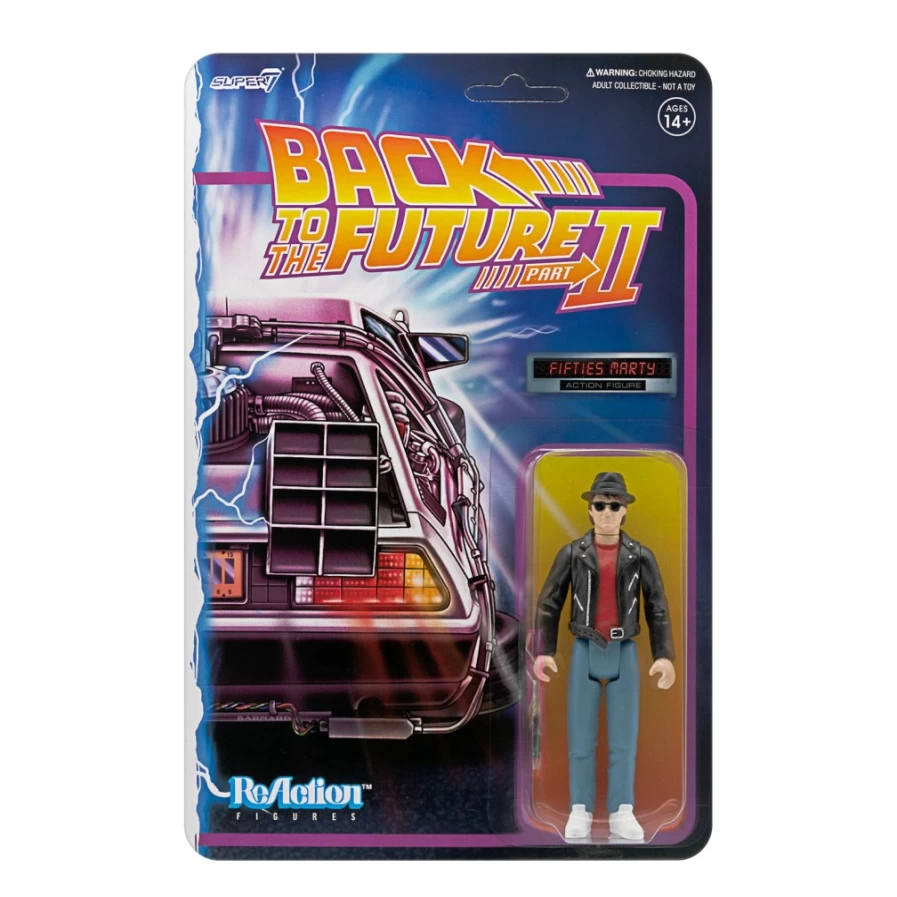 Super7 Back To The Future 2 Reaction Figure Wave 1 - Marty McFly 1950s Collectible Action Figure