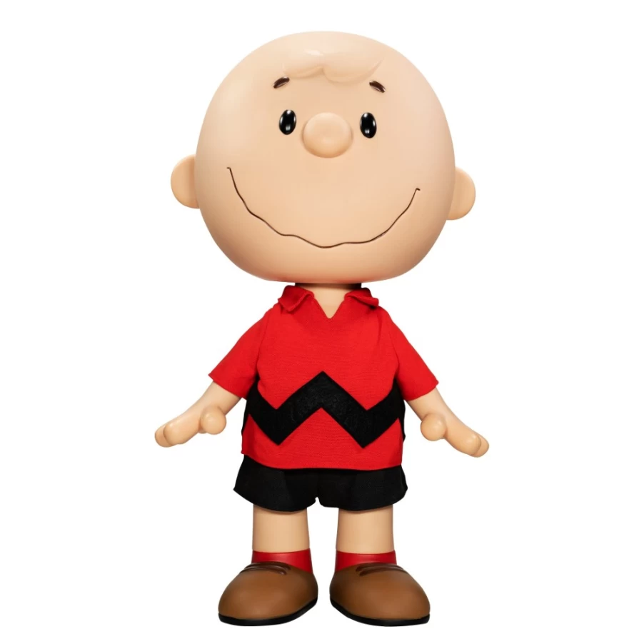 Super7 ReAction Figure - Peanuts Charlie Brown (Red Shirt) Supersize Collectible