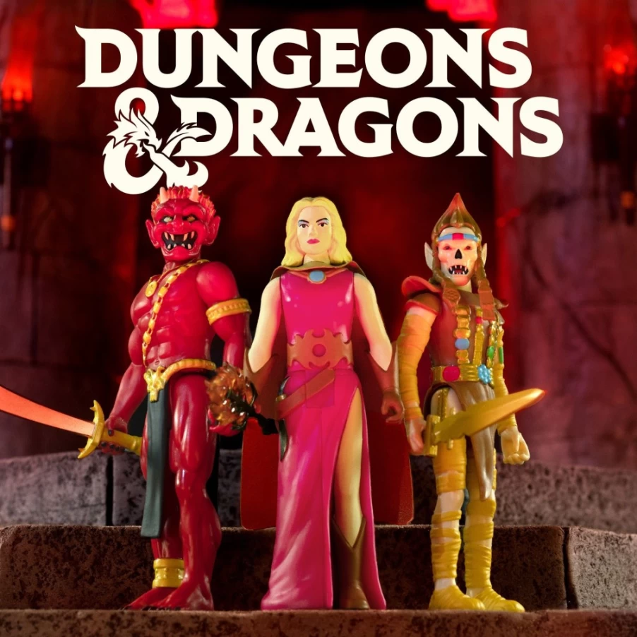 Super7 Dungeons & Dragons Reaction Figures Wave 1 - 3-Pack Collectible Set