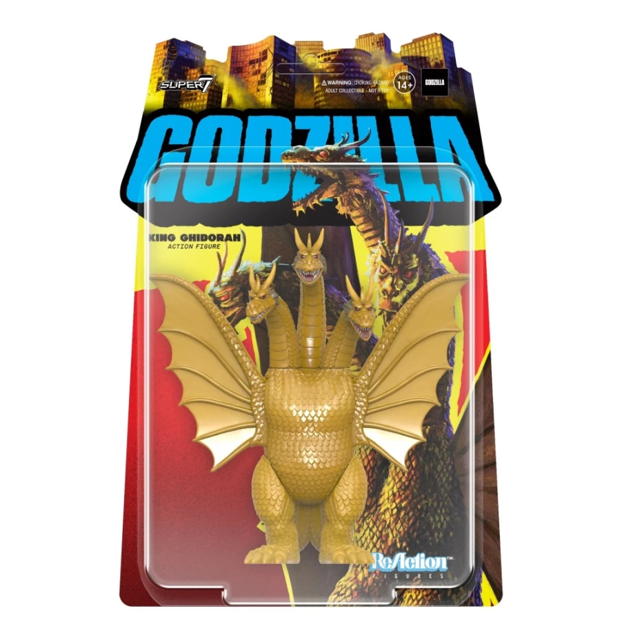 Super7 King Ghidorah Reaction Figure - Toho Wave 2 Collectible Action Figure