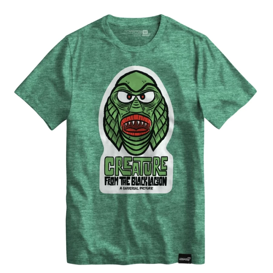 Super7 Universal Monsters Creature From The Black Lagoon Freakyfaces Graphic T-Shirt