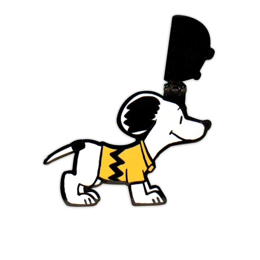Super7 Snoopy with Mask Peanuts Enamel Pin - Collectible Badge