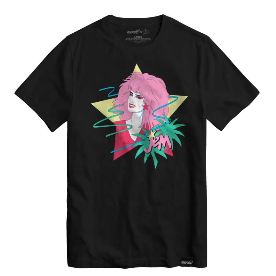 Super7 Vintage Jem And The Holograms Portrait Star Action Figure - Black Collectible Toy