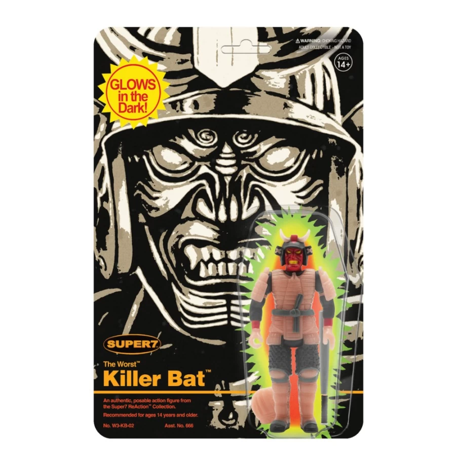 Super7 SDCC 2022 Exclusive Killer Bat Monster Glow Reaction Figure Wave 3C - Limited Edition Collectible