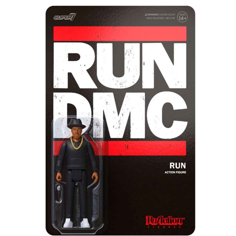 Super7 Run DMC Joseph Simrell Reaction Action Figure - Collectible Hip Hop Toy