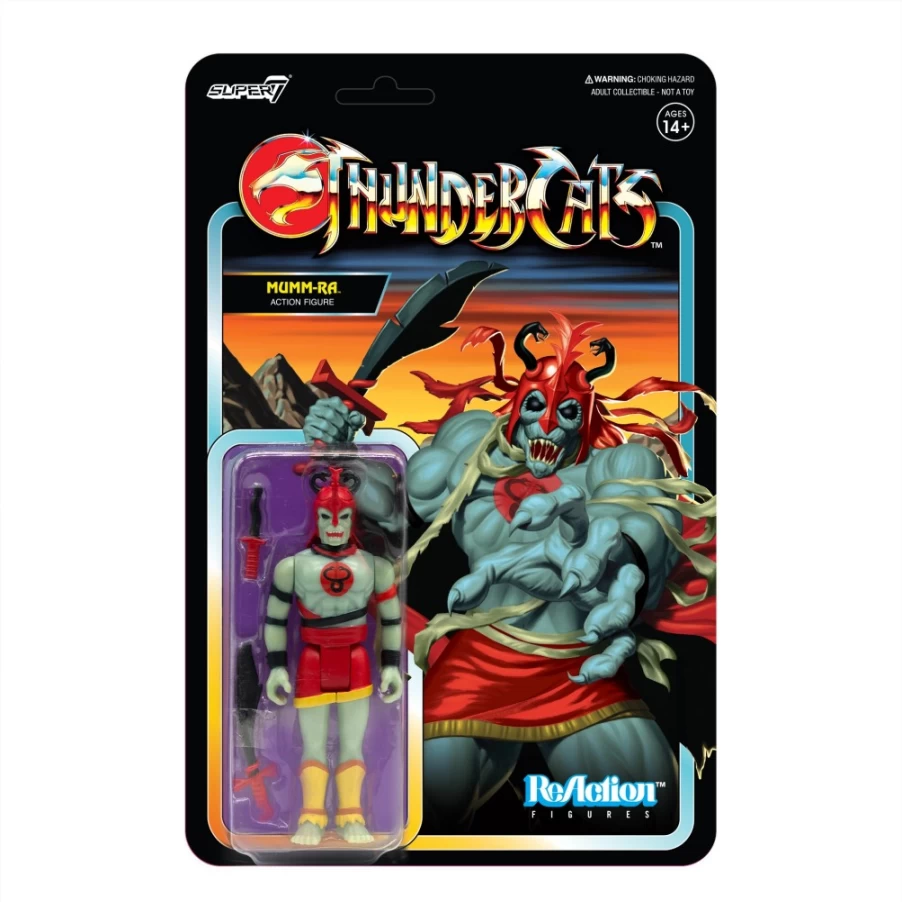 Super7 Thundercats Mumm-Ra Reaction Figure - Toy Variant Collectible Action Figure